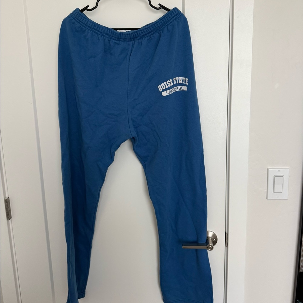 Blue Boise State Lacrosse Sweatpants